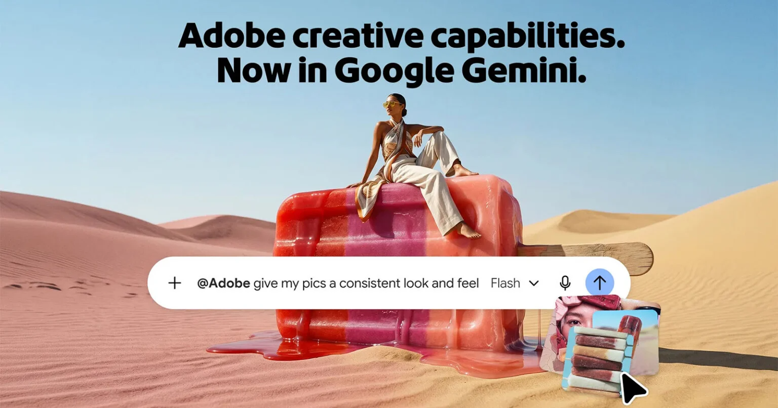 Nhiếp ảnh gia giờ có thể hậu kỳ Lightroom và Photoshop ngay trong chat Google Gemini